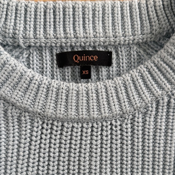 Quince Cotton Crewneck Sweater XS - Picture 2 of 5